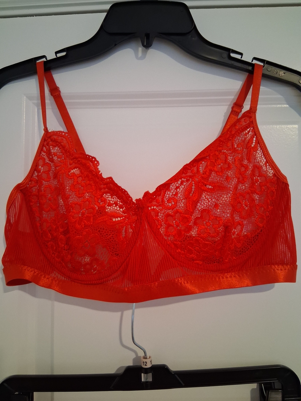 Red Lace Bra and Panty Set 2XL Size - NWOT - Picture 2 of 6